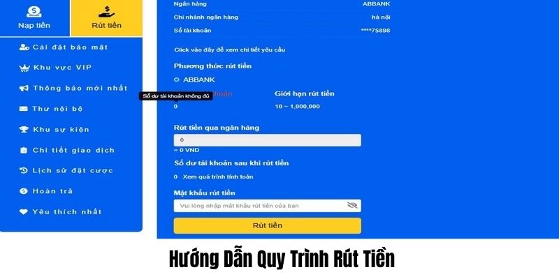 Rút tiền từ 88CLB đơn giản và nhanh chóng